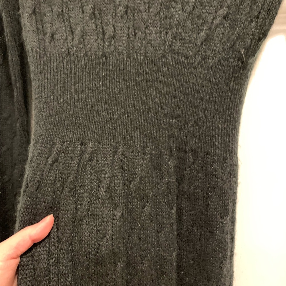 Cable Knit Black Dress- Size 2 - Very good condition - Lightweight